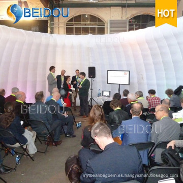 OEM LED inflables Evento de boda gigante carpas Inflables concierto domo Camping Shell partido tienda